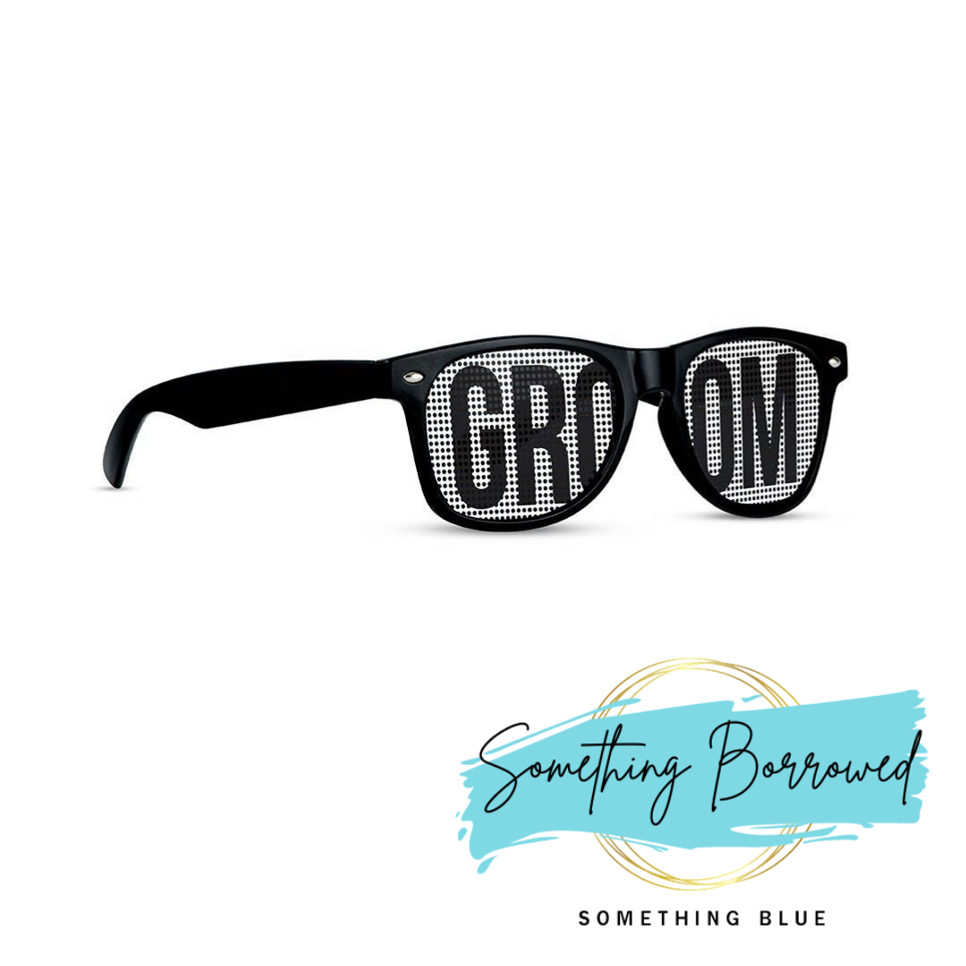 Wedding Party Pinhole Sunglasses - Something Borrowed Something Blue